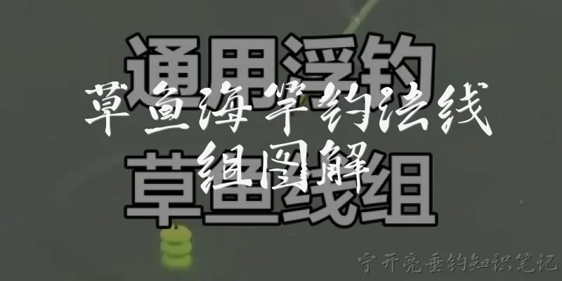 草鱼海竿钓法线组图解:草鱼海竿钓法的线组如何搭配？