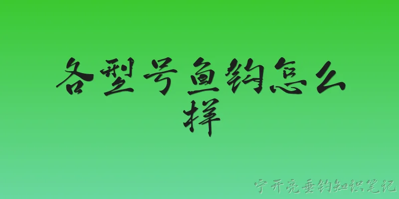 各型号鱼钩怎么样