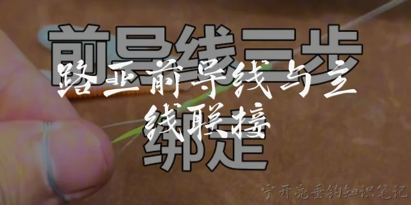 路亚前导线与主线联接:路亚前导线与主线联接的常见方法有哪些？
